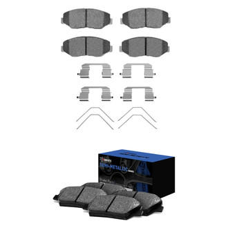 R1 Concepts® - Semi-Metallic Front and Rear Brake Pad Set