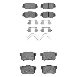 R1 Concepts® - Semi-Metallic Front and Rear Brake Pad Set