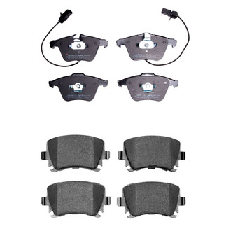 R1 Concepts® - Semi-Metallic Semi-Metallic Front and Rear Brake Pad Set