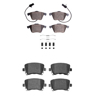 R1 Concepts® - Semi-Metallic Semi-Metallic Front and Rear Brake Pad Set