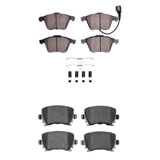 R1 Concepts® - Semi-Metallic Semi-Metallic Front and Rear Brake Pad Set