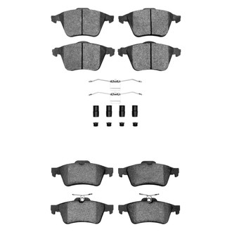 R1 Concepts® - Semi-Metallic Semi-Metallic Front and Rear Brake Pad Set