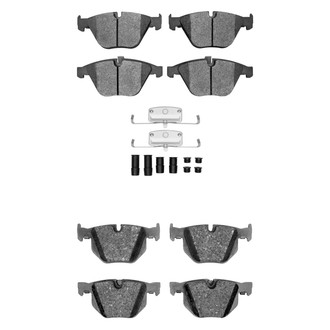 R1 Concepts® - Semi-Metallic Semi-Metallic Front and Rear Brake Pad Set