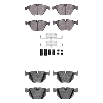 R1 Concepts® - Semi-Metallic Semi-Metallic Front and Rear Brake Pad Set