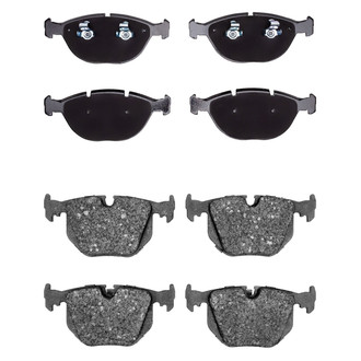 R1 Concepts® - Semi-Metallic Semi-Metallic Front and Rear Brake Pad Set