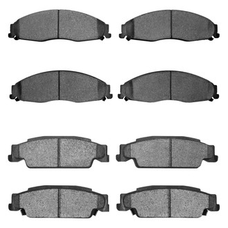 R1 Concepts® - Semi-Metallic Semi-Metallic Front and Rear Brake Pad Set