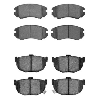 R1 Concepts® - Semi-Metallic Semi-Metallic Front and Rear Brake Pad Set