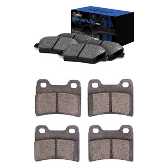 R1 Concepts® - Semi-Metallic Front and Rear Brake Pad Set