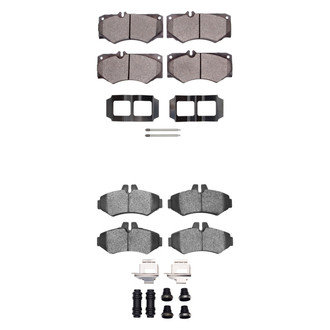 R1 Concepts® - Semi-Metallic Semi-Metallic Front and Rear Brake Pad Set