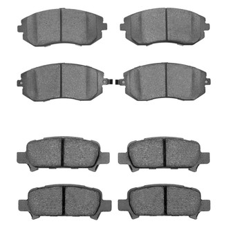 R1 Concepts® - Semi-Metallic Semi-Metallic Front and Rear Brake Pad Set