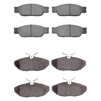 R1 Concepts® - Semi-Metallic Front and Rear Brake Pad Set
