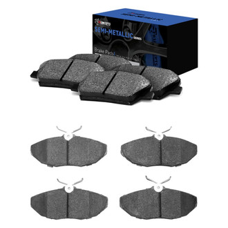 R1 Concepts® - Semi-Metallic Semi-Metallic Front and Rear Brake Pad Set