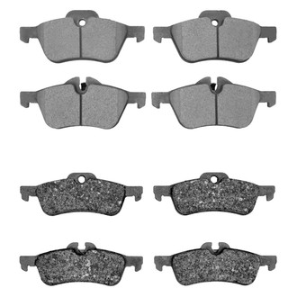 R1 Concepts® - Semi-Metallic Semi-Metallic Front and Rear Brake Pad Set