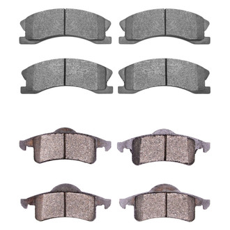 R1 Concepts® - Semi-Metallic Semi-Metallic Front and Rear Brake Pad Set