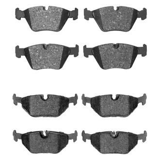 R1 Concepts® - Semi-Metallic Semi-Metallic Front and Rear Brake Pad Set