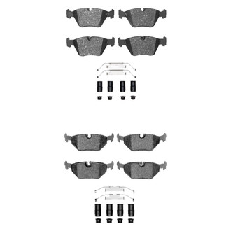 R1 Concepts® - Semi-Metallic Semi-Metallic Front and Rear Brake Pad Set