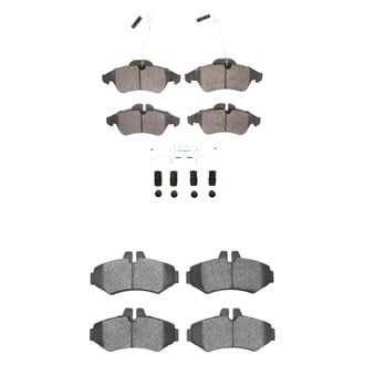 R1 Concepts® - Semi-Metallic Semi-Metallic Front and Rear Brake Pad Set
