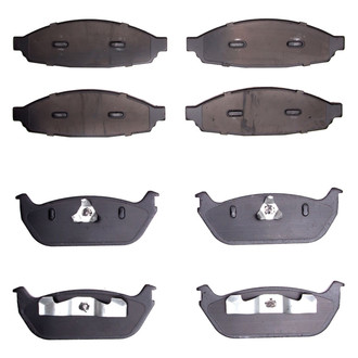 R1 Concepts® - Semi-Metallic Semi-Metallic Front and Rear Brake Pad Set