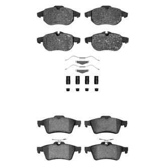 R1 Concepts® - Semi-Metallic Semi-Metallic Front and Rear Brake Pad Set
