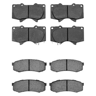 R1 Concepts® - Semi-Metallic Front and Rear Brake Pad Set