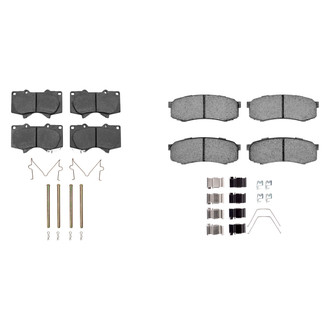 R1 Concepts® - Semi-Metallic Front and Rear Brake Pad Set