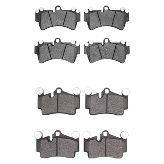 R1 Concepts® - Semi-Metallic Semi-Metallic Front and Rear Brake Pad Set