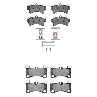 R1 Concepts® - Semi-Metallic Semi-Metallic Front and Rear Brake Pad Set