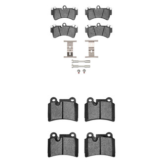 R1 Concepts® - Semi-Metallic Semi-Metallic Front and Rear Brake Pad Set