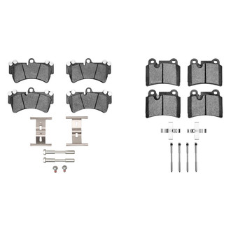 R1 Concepts® - Semi-Metallic Semi-Metallic Front and Rear Brake Pad Set