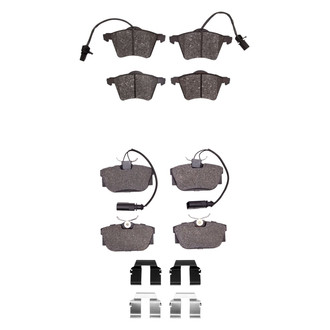 R1 Concepts® - Semi-Metallic Semi-Metallic Front and Rear Brake Pad Set