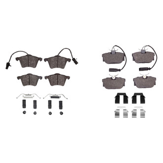 R1 Concepts® - Semi-Metallic Semi-Metallic Front and Rear Brake Pad Set
