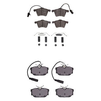 R1 Concepts® - Semi-Metallic Semi-Metallic Front and Rear Brake Pad Set