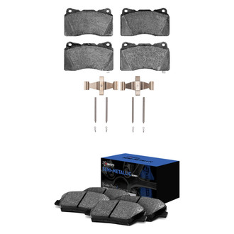 R1 Concepts® - Semi-Metallic Front and Rear Brake Pad Set