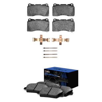 R1 Concepts® - Semi-Metallic Front and Rear Brake Pad Set