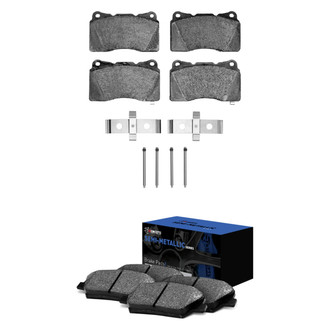 R1 Concepts® - Semi-Metallic Front and Rear Brake Pad Set
