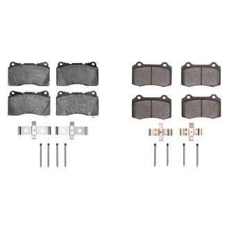 R1 Concepts® - Semi-Metallic Semi-Metallic Front and Rear Brake Pad Set