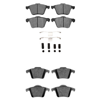 R1 Concepts® - Semi-Metallic Semi-Metallic Front and Rear Brake Pad Set