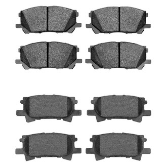 R1 Concepts® - Semi-Metallic Front and Rear Brake Pad Set