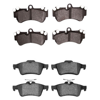 R1 Concepts® - Semi-Metallic Semi-Metallic Front and Rear Brake Pad Set