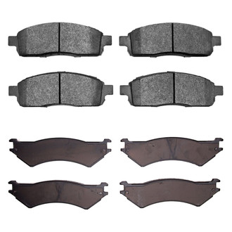 R1 Concepts® - Semi-Metallic Front and Rear Brake Pad Set