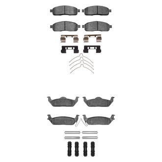 R1 Concepts® - Semi-Metallic Semi-Metallic Front and Rear Brake Pad Set