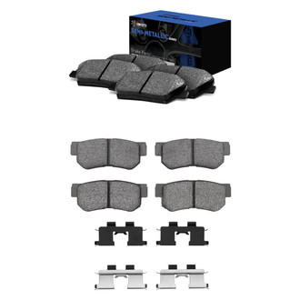 R1 Concepts® - Semi-Metallic Front and Rear Brake Pad Set