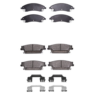 R1 Concepts® - Semi-Metallic Semi-Metallic Front and Rear Brake Pad Set
