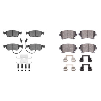 R1 Concepts® - Semi-Metallic Semi-Metallic Front and Rear Brake Pad Set