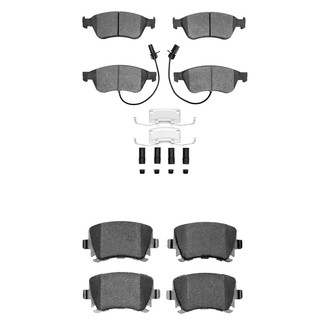 R1 Concepts® - Semi-Metallic Semi-Metallic Front and Rear Brake Pad Set