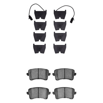 R1 Concepts® - Semi-Metallic Semi-Metallic Front and Rear Brake Pad Set
