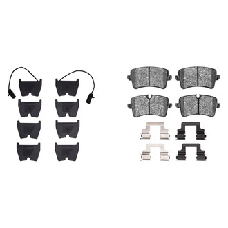 R1 Concepts® - Semi-Metallic Semi-Metallic Front and Rear Brake Pad Set