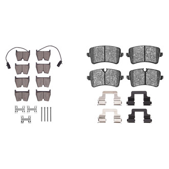 R1 Concepts® - Semi-Metallic Semi-Metallic Front and Rear Brake Pad Set