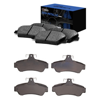 R1 Concepts® - Semi-Metallic Front and Rear Brake Pad Set