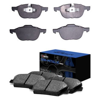 R1 Concepts® - Semi-Metallic Semi-Metallic Front and Rear Brake Pad Set
